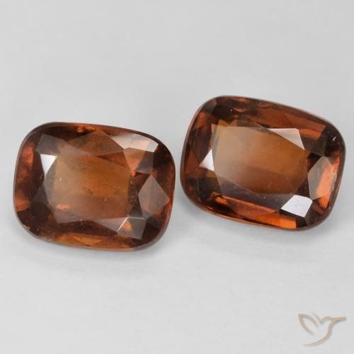 Shop natural 5.38ct Orange foncé Grenat Hessonite gems, Coussin, from Madagascar at GemSelect. In stock, global shipping!