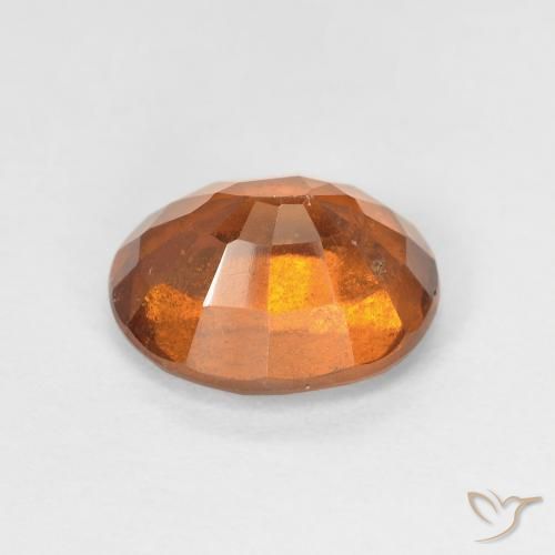 Grenat Hessonite Orange foncé naturelle ovale, 2.66 ct, VS-SI