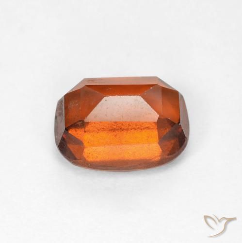 Grenat Hessonite Orange rougeâtre naturelle Coussin, 2.00 ct, VVS-VS