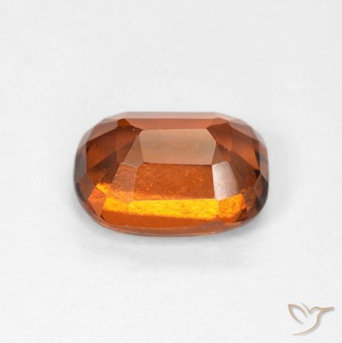 Grenat Hessonite Orange rougeâtre naturelle Coussin, 1.98 ct, VVS-VS
