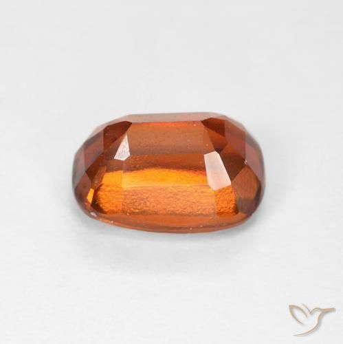 Grenat Hessonite Ambre orange naturelle Coussin, 2.05 ct, VVS-VS