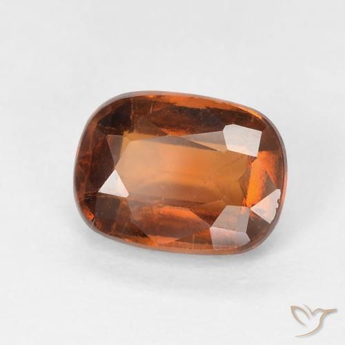 Grenat Hessonite Orange moyen naturelle Coussin, 1.92 ct, VS-SI