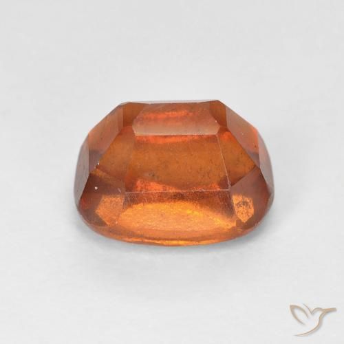 Grenat Hessonite Orange rougeâtre naturelle Coussin, 2.56 ct, VS-SI