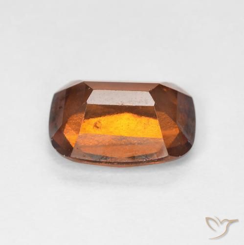Grenat Hessonite Orange rougeâtre naturelle Coussin, 2.44 ct, VS-SI