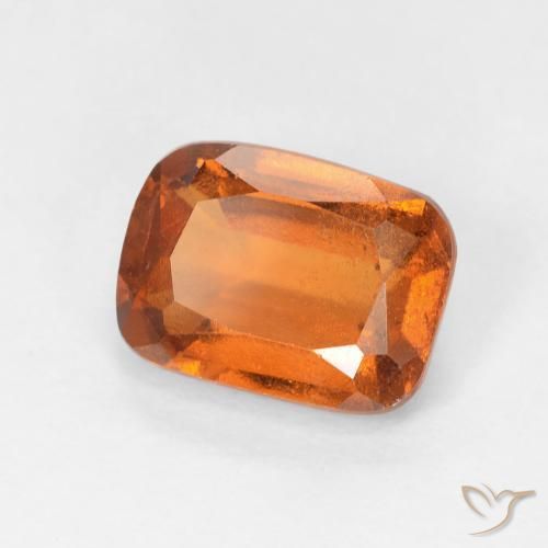 Grenat Hessonite Orange moyen naturelle Coussin, 2.01 ct, VS-SI