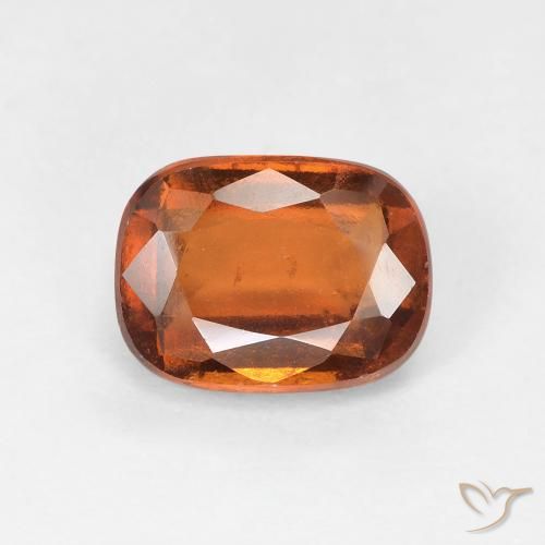 1.92ct Naturel Orange foncé Grenat Hessonite, Coussin, VS-SI