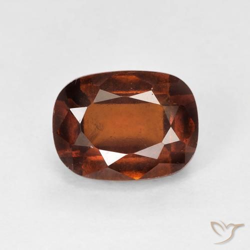 2.16ct Naturel Ambre orange Grenat Hessonite, Coussin, VS-SI