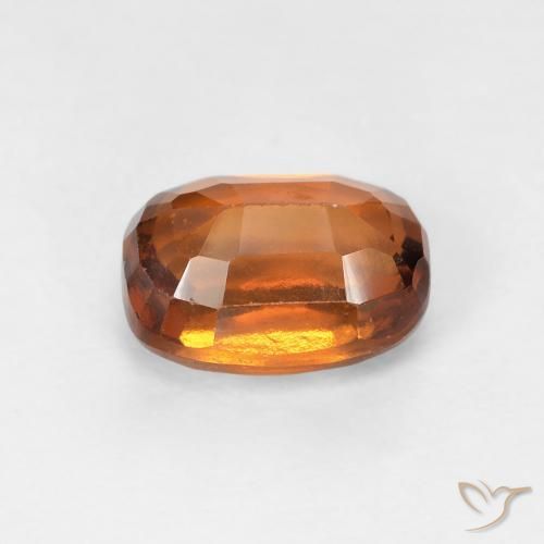 Grenat Hessonite Orange moyen naturelle Coussin, 1.45 ct, VS-SI