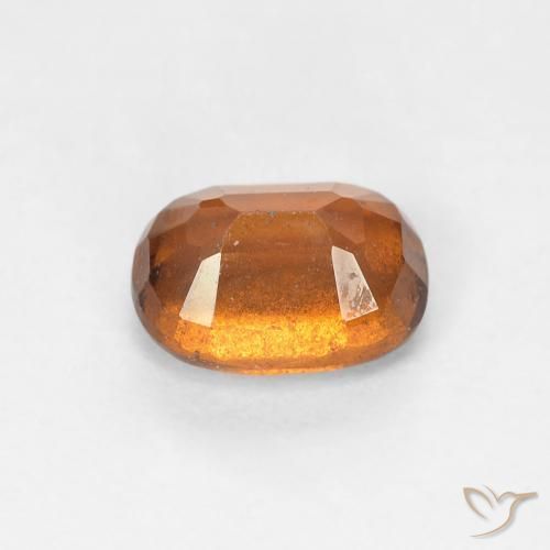 Grenat Hessonite Orange foncé naturelle ovale, 1.14 ct, VS-SI
