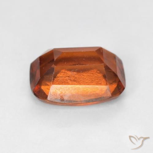 Grenat Hessonite Orange feu naturelle Coussin, 2.08 ct, VS-SI
