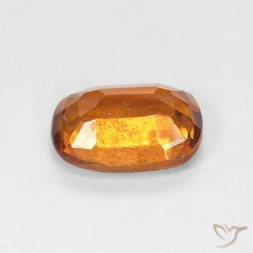 Grenat Hessonite Orange moyen naturelle Coussin, 1.55 ct, VS-SI