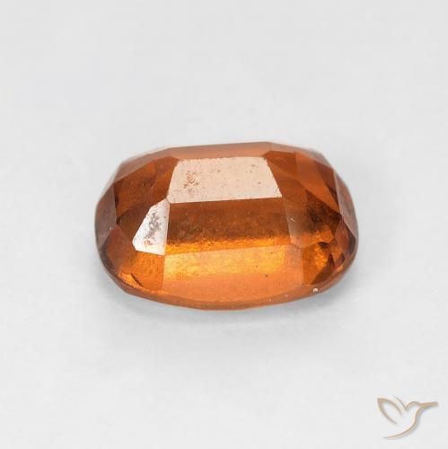 Grenat Hessonite Orange foncé naturelle Coussin, 1.82 ct, VS