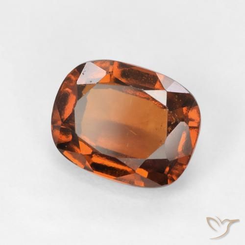 Grenat Hessonite Orange moyen naturelle Coussin, 2.47 ct, VVS-VS