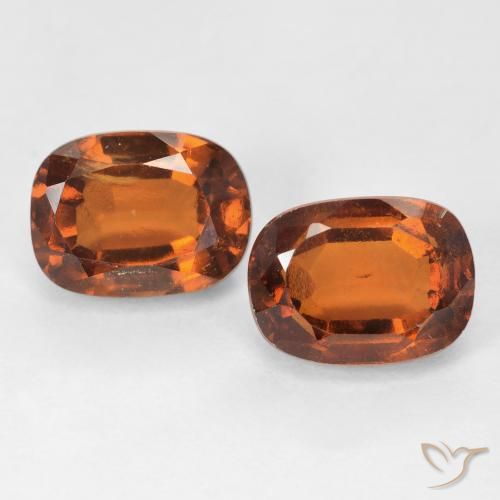 Shop natural 4.23ct Ambre orange Grenat Hessonite gems, Coussin, from Madagascar at GemSelect. In stock, global shipping!