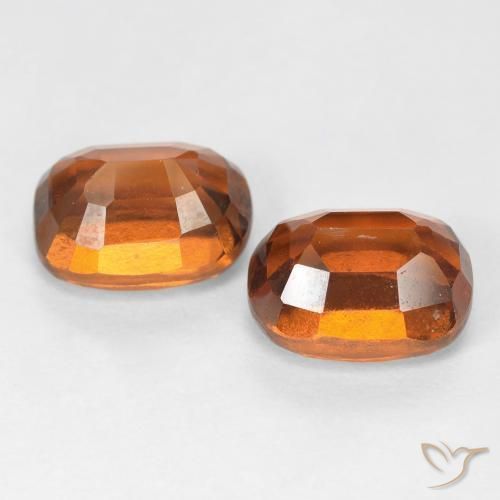 Shop natural 4.23ct Ambre orange Grenat Hessonite gems, Coussin, from Madagascar at GemSelect. In stock, global shipping!