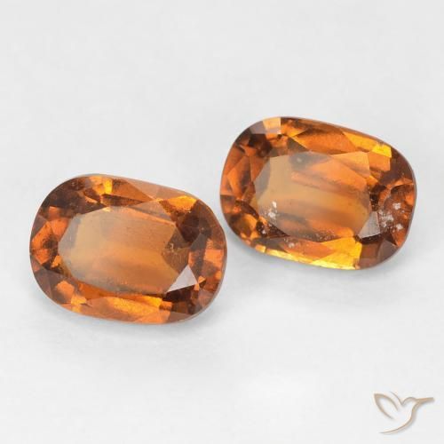 Shop natural 2.31ct Orange brunâtre Grenat Hessonite gems, Coussin, from Madagascar at GemSelect. In stock, global shipping!