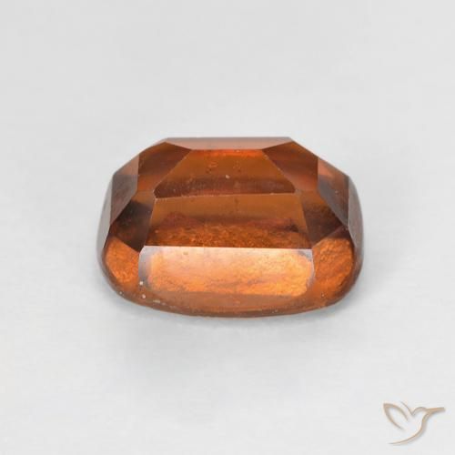 Grenat Hessonite Ambre orange naturelle Coussin, 2.29 ct, VS