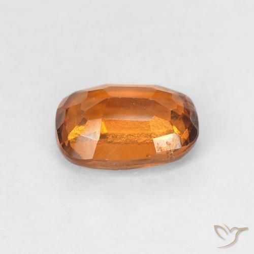 Grenat Hessonite Orange moyen naturelle Coussin, 1.13 ct, VS