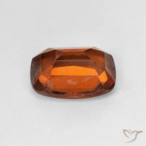 Grenat Hessonite Orange foncé naturelle Coussin, 2.46 ct, VS
