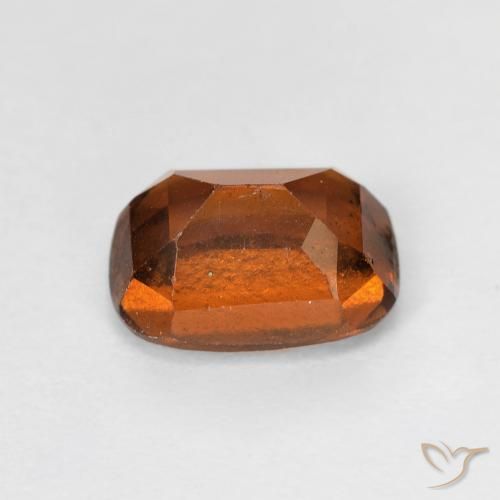 Grenat Hessonite Orange foncé naturelle Coussin, 1.90 ct, VS