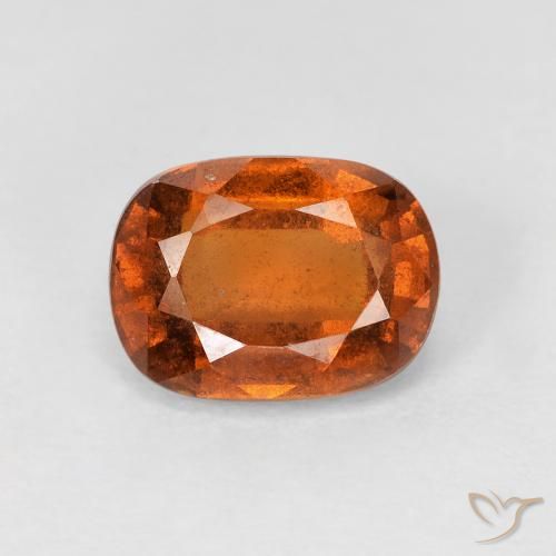 1.86ct Naturel Orange moyen Grenat Hessonite, Coussin, VS-SI