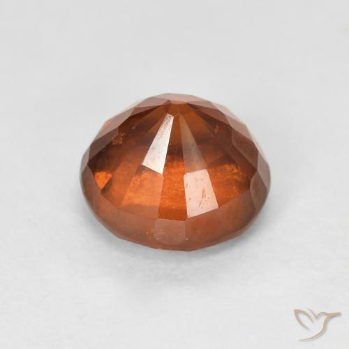 Grenat Hessonite Orange rougeâtre naturelle Tour, 2.06 ct, VS
