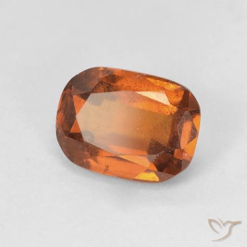 Grenat Hessonite Orange moyen naturelle Coussin, 1.82 ct, VVS-VS
