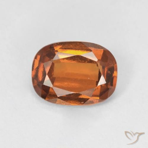 1.42ct Naturel Orange moyen Grenat Hessonite, Coussin, VVS-VS