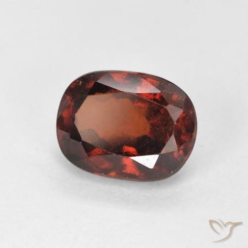 1.86ct Naturel Rouge foncé Grenat Hessonite, Coussin, VS