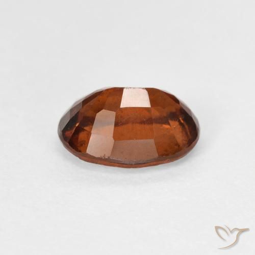 Grenat Hessonite Orange moyen naturelle ovale, 1.53 ct, VVS-VS