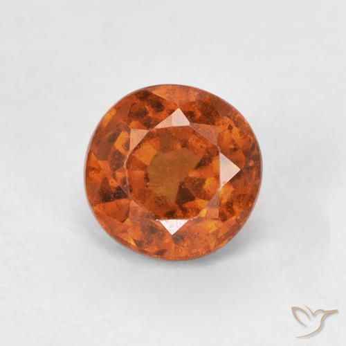 0.96ct Orange moyen Grenat Hessonite Pierres précieuses, Tour, VVS-VS