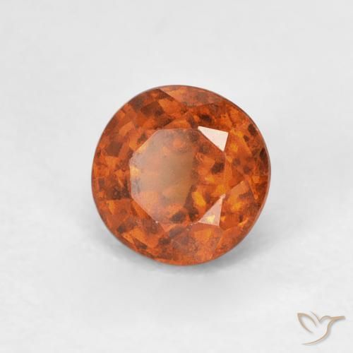 Grenat Hessonite Orange moyen naturelle Tour, 0.96 ct, VVS-VS