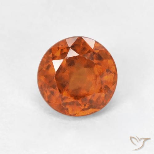 1.02ct Naturel Ambre orange Grenat Hessonite, Tour, VVS-VS