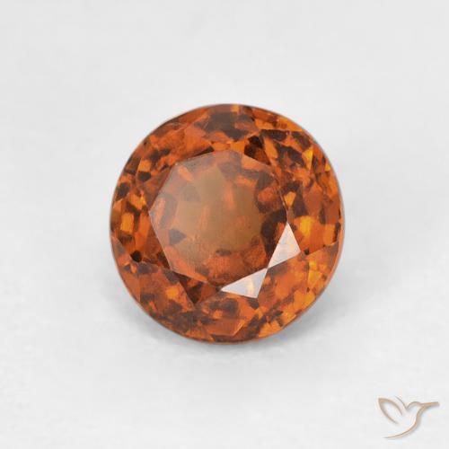Grenat Hessonite Orange foncé naturelle Tour, 1.02 ct, VVS-VS