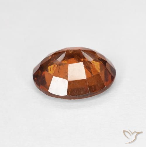 Grenat Hessonite Orange foncé naturelle ovale, 2.12 ct, VS