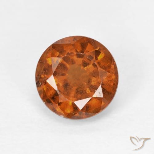 Grenat Hessonite Orange foncé naturelle Tour, 0.94 ct, VS