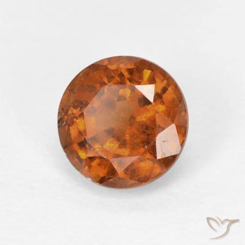 Grenat Hessonite Orange foncé naturelle Tour, 0.94 ct, VS