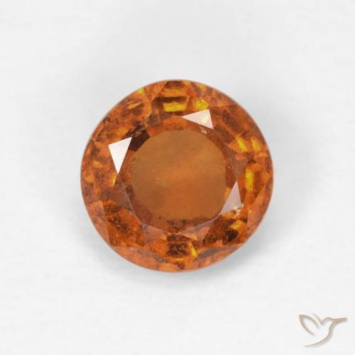 Grenat Hessonite Medium Dark-Orange naturelle Tour, 0.83 ct, VS