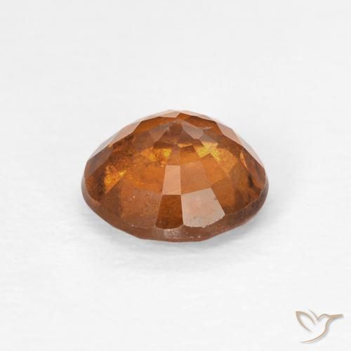 Grenat Hessonite Medium Dark-Orange naturelle Tour, 0.83 ct, VS