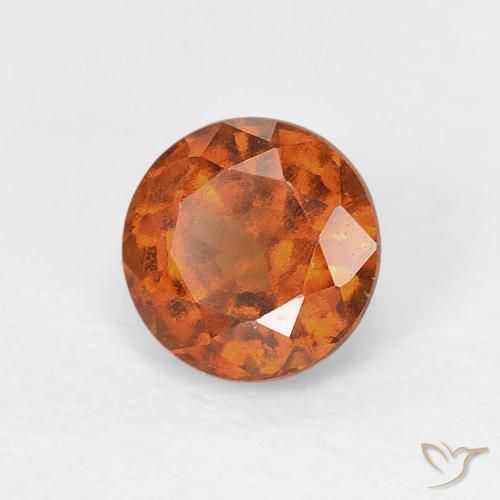 Grenat Hessonite Ambre orange naturelle Tour, 0.94 ct, VS