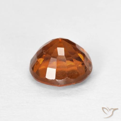 Grenat Hessonite Ambre orange naturelle Tour, 0.94 ct, VS