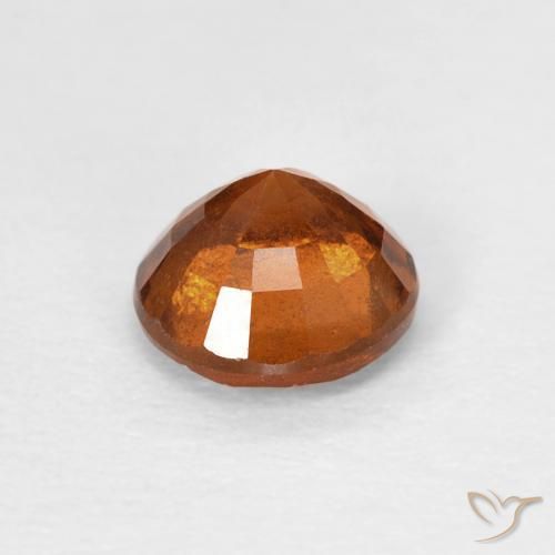 Grenat Hessonite Medium Dark-Orange naturelle Tour, 0.85 ct, VS