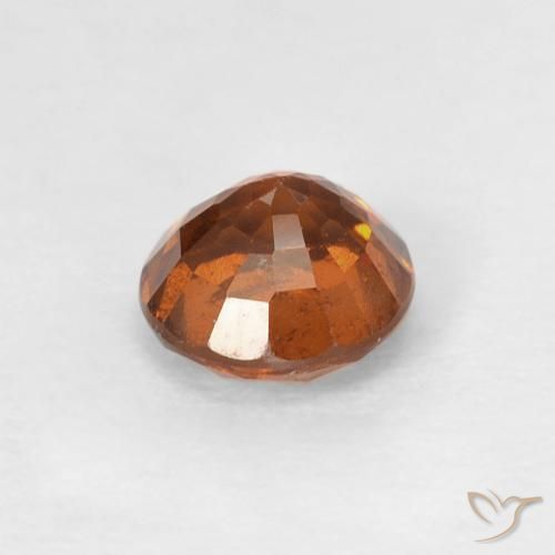 Grenat Hessonite Medium Dark-Orange naturelle Tour, 0.85 ct, VS