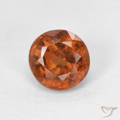 Grenat Hessonite Orange foncé naturelle Tour, 0.91 ct, VS