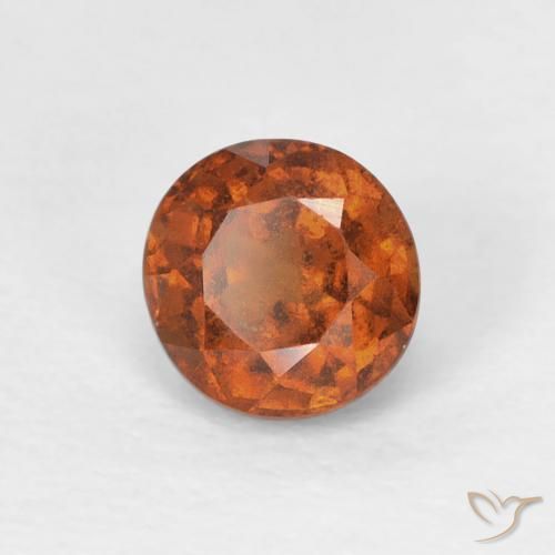 Grenat Hessonite Orange foncé naturelle Tour, 0.91 ct, VS
