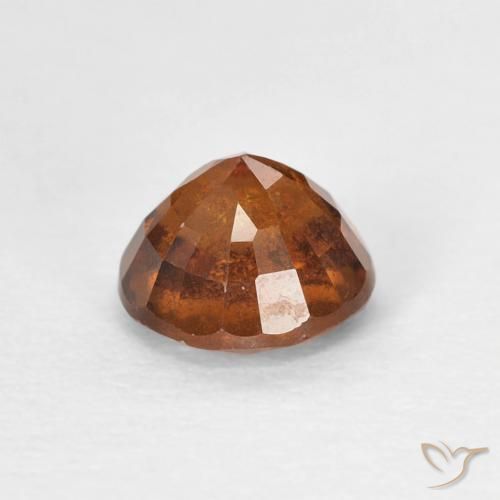 Grenat Hessonite Orange foncé naturelle Tour, 0.91 ct, VS