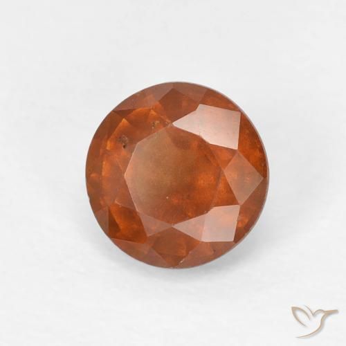 Grenat Hessonite Orange foncé naturelle Tour, 0.91 ct, VS