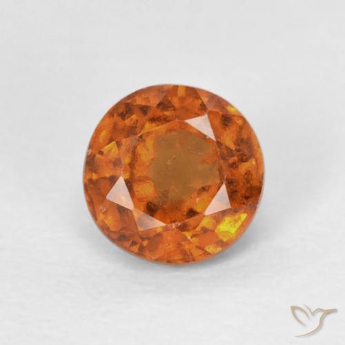 Grenat Hessonite Orange foncé naturelle Tour, 0.95 ct, VS