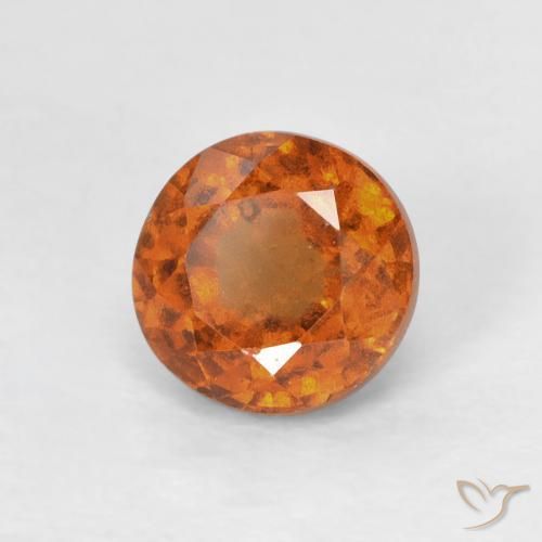 Grenat Hessonite Orange foncé naturelle Tour, 0.95 ct, VS