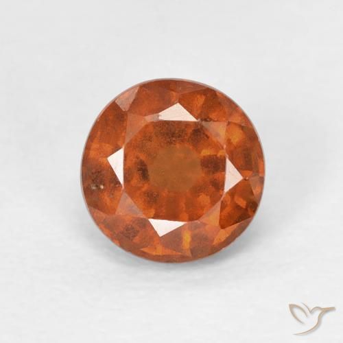 Grenat Hessonite Orange foncé naturelle Tour, 0.98 ct, VS